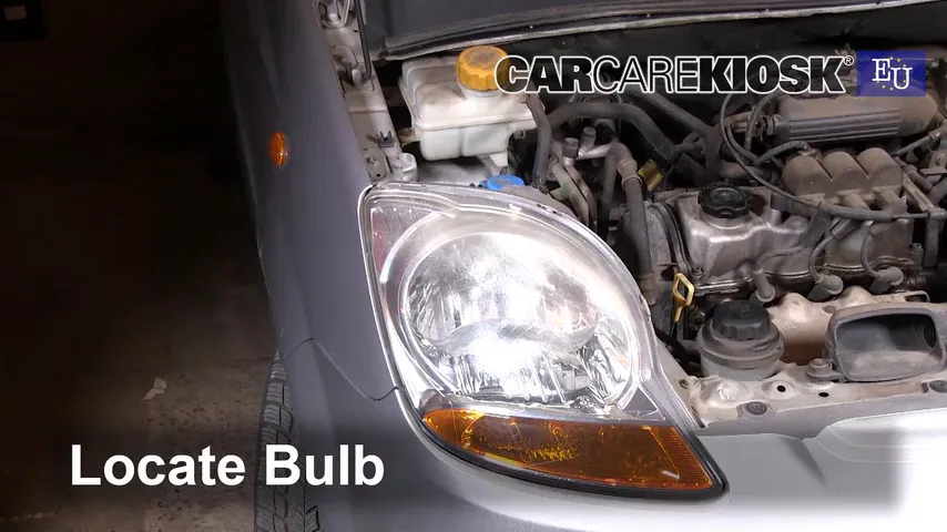 2005 Chevrolet Spark LS 0.8L 3 Cyl. Lights Highbeam (replace bulb)